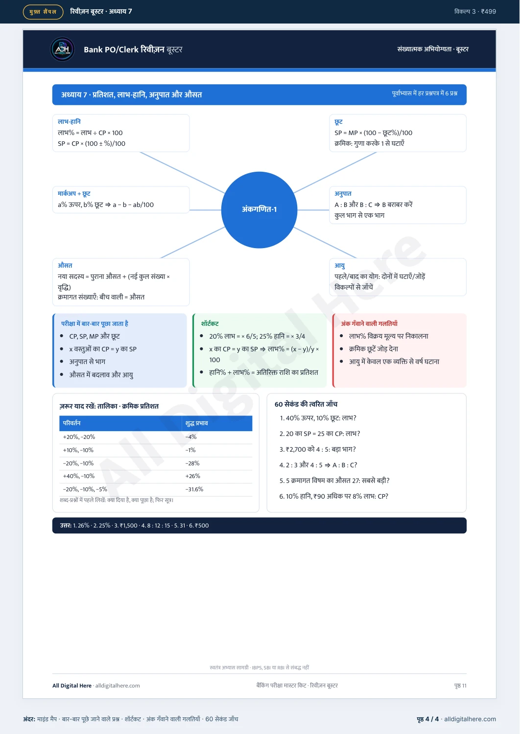 Banking Exam Master Kit sample PDF — page 4 of 4