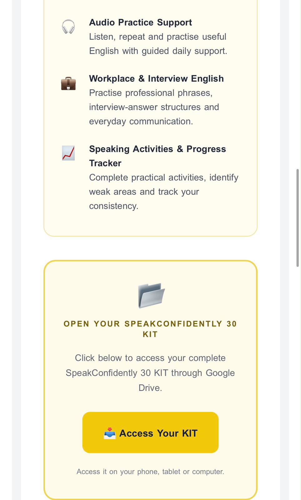 SpeakConfidently 30 delivery email 1C