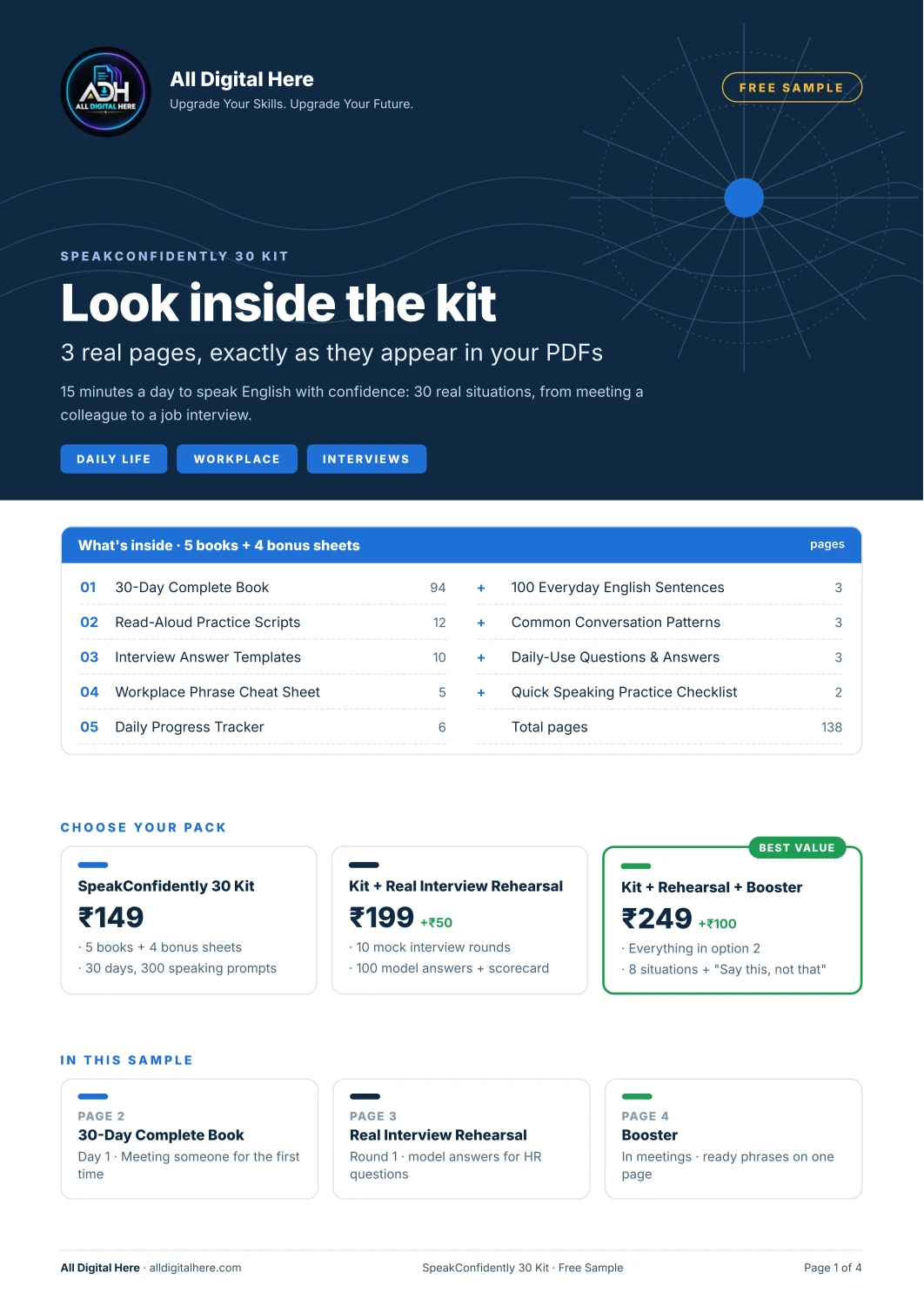 SpeakConfidently 30 sample PDF page 1