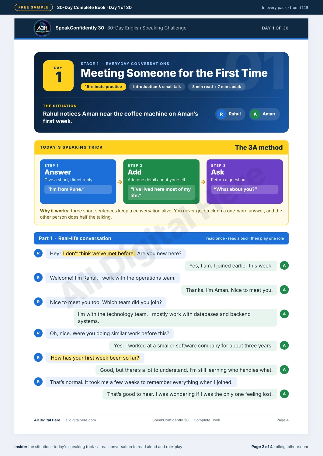 SpeakConfidently 30 sample PDF page 2